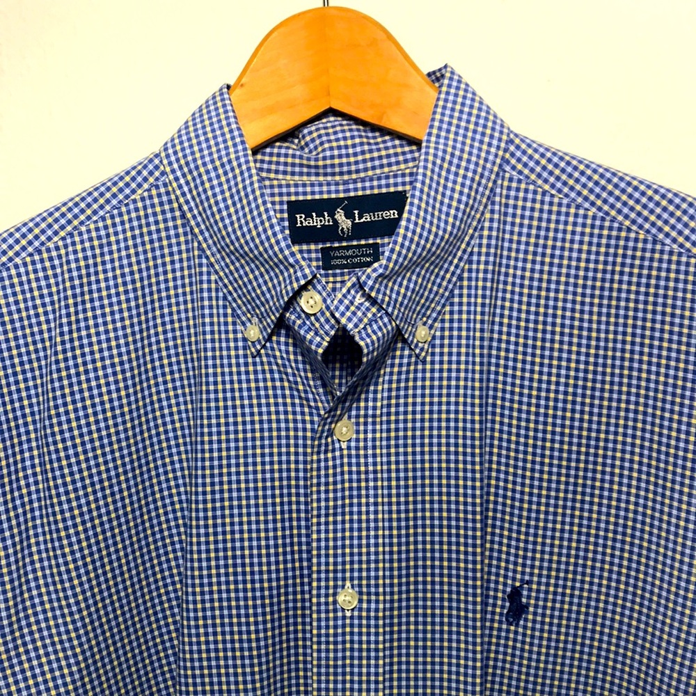 Ralph Lauren Long Sleeve Shirt Plaid Men’s